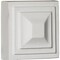 Ekena Millwork 4 3/8"W x 4 3/8"H x 1 1/4"P Dover Rosette ROS04X04DR - alternate 3
